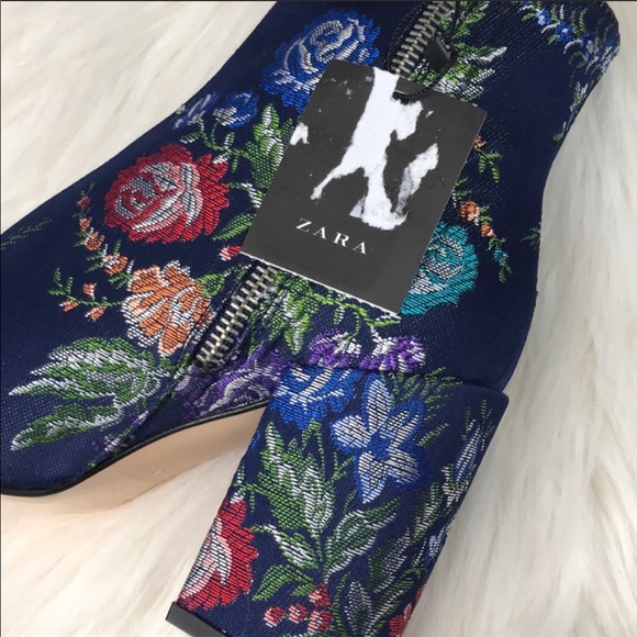 Zara Basic floral booties - Picture 6 of 6